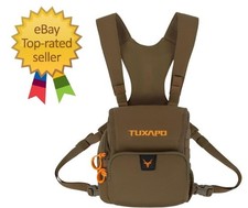 Binocular Harness Chest Pack with Rangefinder Pouch Bino Case for Hunting Hiking
