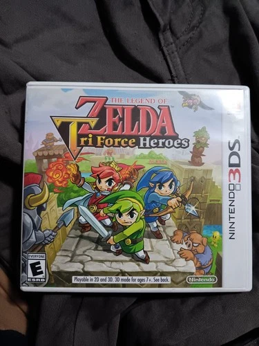 Legend Zelda: Tri Force Heroes - Nintendo 3DS SLIGHTLY USED, CIB, TESTED!!!