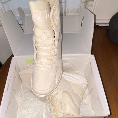 APL Techloom Defender High Top Sneakers Mesh Lace Up Parchment/Ivory/Cement