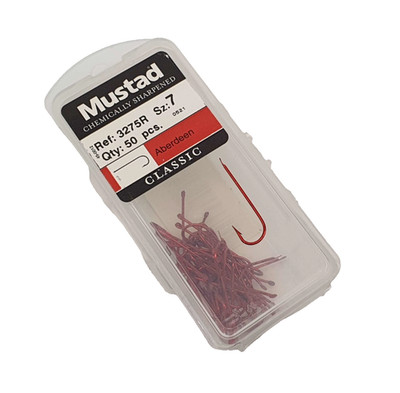 Ami MUSTAD Serie 3275R - Size 7 - Pezzi 50 - Aberdeen Classic - FL197
