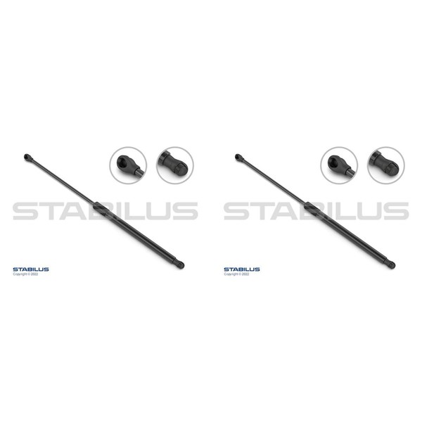 2X Stabilus Gasfeder HECKKLAPPEN-LIFTER Links+Rechts Passend FüR Vw Golf-image