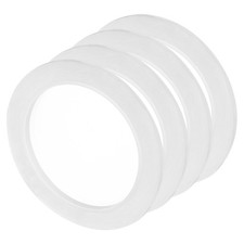 4 Rolls Transparent 0.13 Inch x 72 Yards Polyester Film Tape 3.2mm x 66m