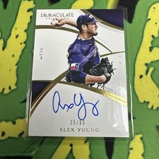 ALEX YOUNG 2015-16 Panini Immaculate Collegiate AUTO #5/99 RC Rookie ON CARD