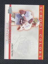 2001 Pacific Invincible School Colors #11 Chris Weinke /2750 RC Florida State