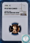 1956 Lincoln Wheat Cent NGC PF 67 RD CAMEO - Blazing Red Spot Free Beauty!!!
