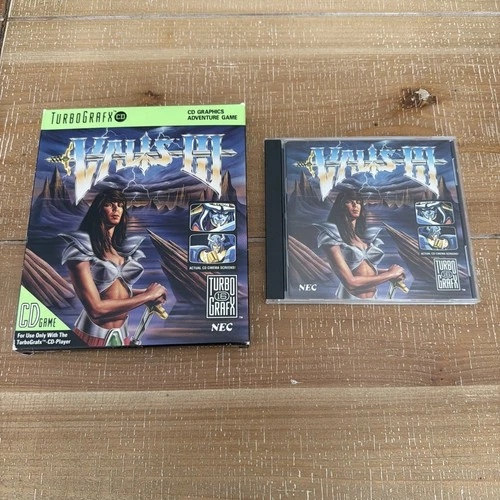 Valis III 3, Turbografx 16 CD CIB Complete In Box Disc Mint Very Good