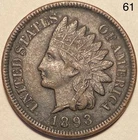1893 Indian Head Penny Cent