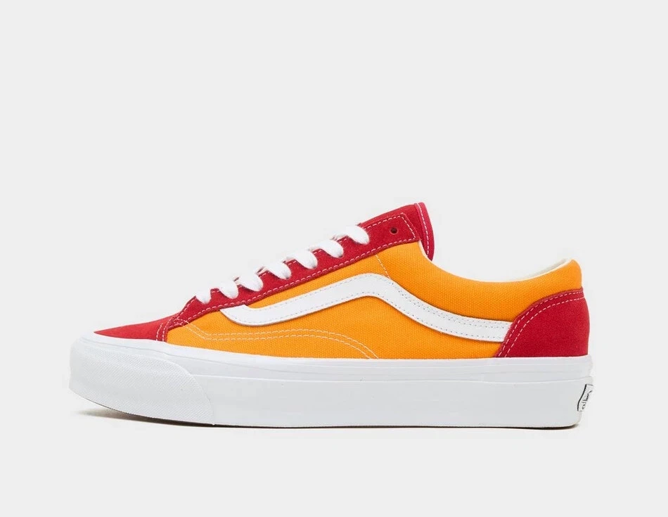 Vans Premium Old Skool 36 Low Shoes in Orange and Red