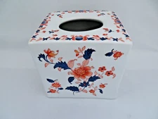 Imari Colors Porcelain Kleenix Tissue Box