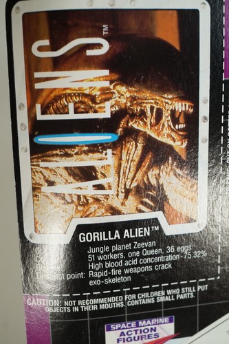 ALIENS Kenner Gorilla Alien Action Figure Vintage 1992 New MOC - Picture 8 of 10