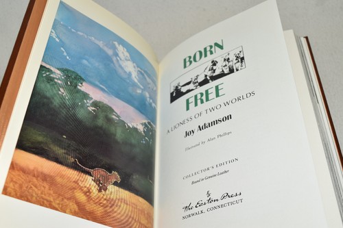 Easton Press 3V SET OUT OF AFRICA, BORN FREE, WEST NIGHT Dinesen Markham LEATHER - Picture 8 of 21