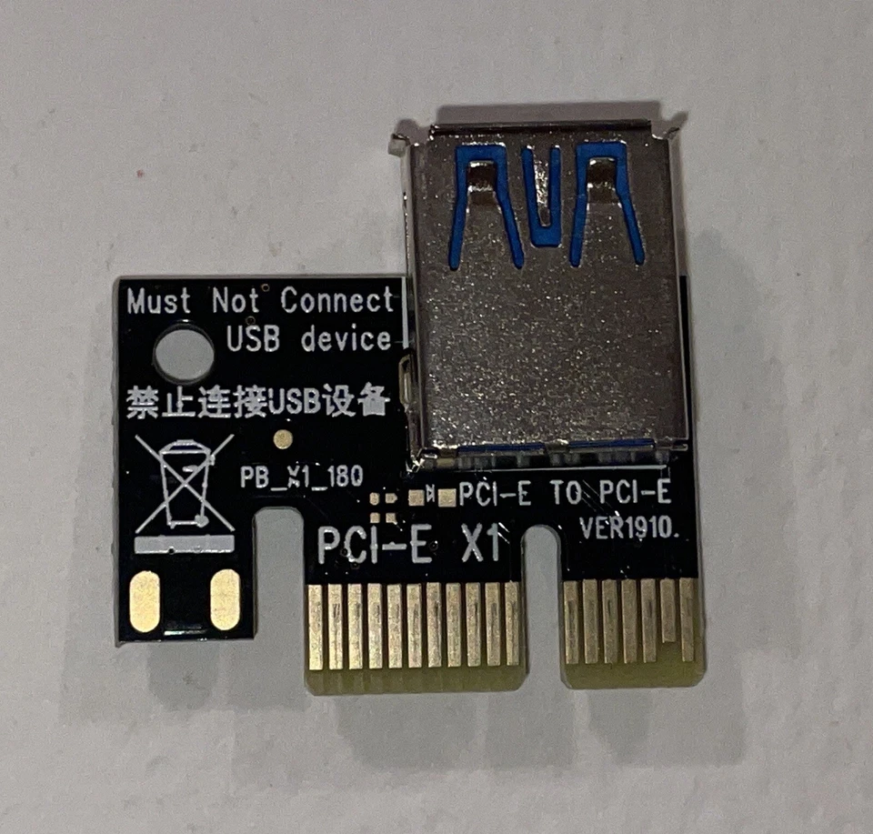 Ubit 3pcs PCI-E Riser for Mining 6 Pin Powered GPU apple ipad extension mac pc - Image 4 of 4