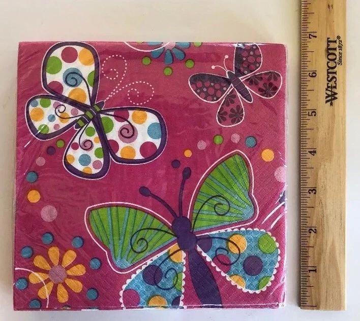 Guardanapos borboleta primavera verão aniversário casamento evento almoço renascimento - Imagem 4 de 4