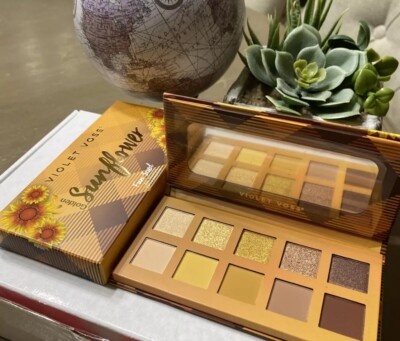 Violet Voss Cosmetics GOLDEN SUNFLOWER Fun Sized Eyeshadow Palette NEW IN BOX B1