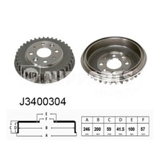 Tambour de frein Kia SHUMA