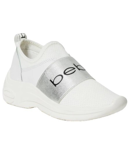 Bebe Sporty Y2k Metallic White Visor Bebe Sporty Y2k Metallic White Visor | eBay main image 2