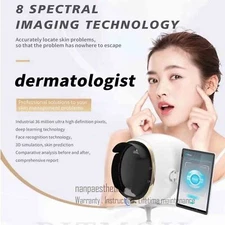 Professional Dermatologia Face 3D Facial Skin Analyzer Scanner Analysis Machine