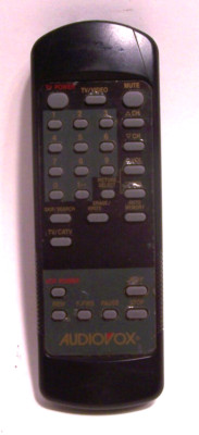 Audiovox AVP-6750M VCR Replacement Remote Control Genuine Original Black