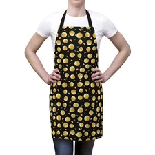 Passover Matzo Ball Apron With Carrots & Parsley - Jewish Gift for Pesach Seder