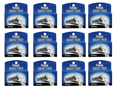 Schick Quattro for Men Razor Blade Refill Cartridges , 48 Count