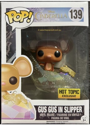 FUNKO POP VINYL MOVIES DISNEY PIXAR CINDERELLA 139 GUS GUS IN