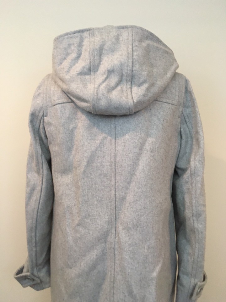 J. Crew Women's Wool Blend Melton Toggle Coat Jacket Gray Sz 10 NWT