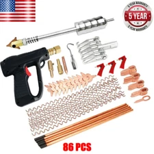 Stud Welder Dent Puller Kit Car Body Panel Dent Spot Welding Repair Tool 86pcs