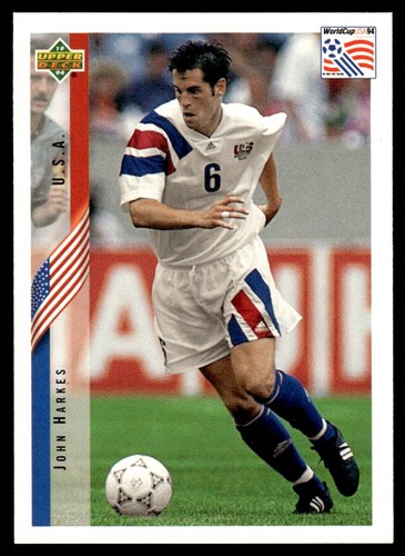 1994 Upper Deck World Cup Contenders Eng Esp JOHN HARKES #8 USA