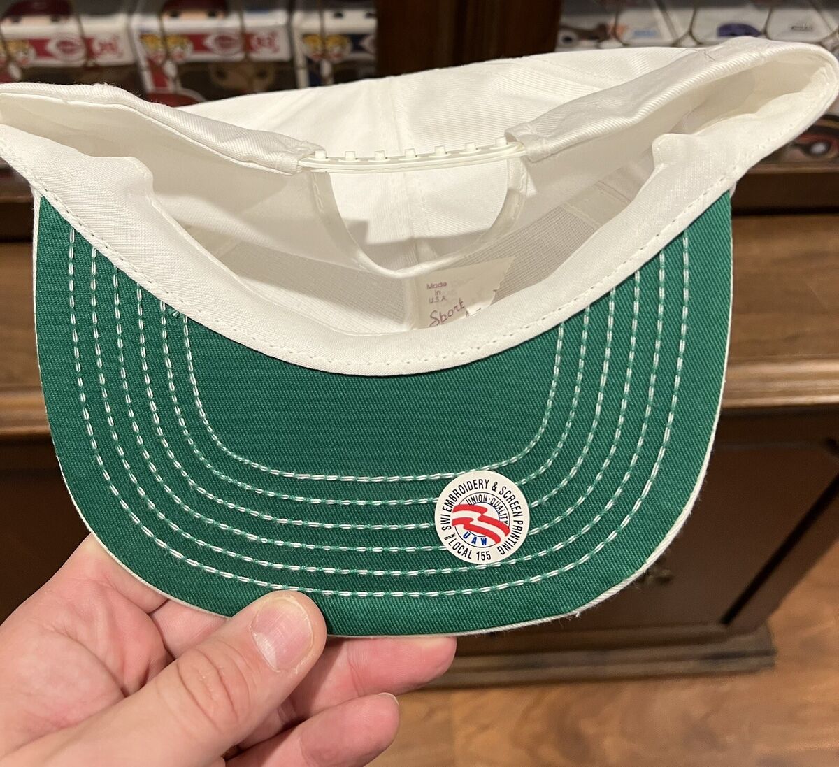 Vintage Imperial Sports Gear Trucker Hat White Cap Score Vintage Imperial Sports Gear Trucker Hat White Cap Score