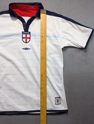 England Umbro 2003/05 home jersey reversible boys size L