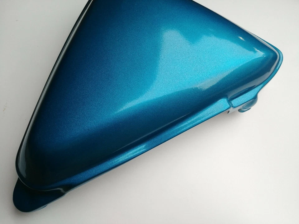 Nuevo cuadro lateral izquierdo HONDA CB125S 1971 CB100 CL100S CL100 1970-1971 cubierta azul LH Foto 2 de 4