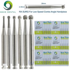Wave Dental Tungsten Carbide Surgical Burs Round 26mm RA SURG 2 4 5 6 8 Prima