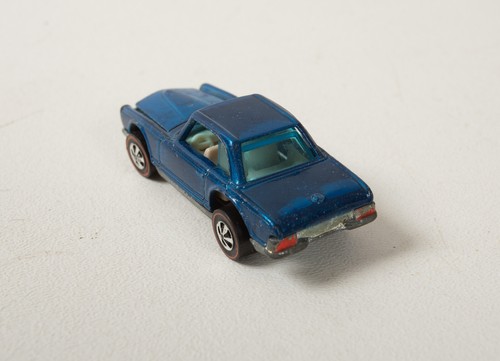 Hot Wheels Redline (M3R-7) Mercedes Benz 280SL (JSF6) 1969 Hong Kong Blue White - Picture 3 of 15