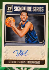 2018-19 Optic KEITA BATES-DIOP Signature Series Auto Timberwolves