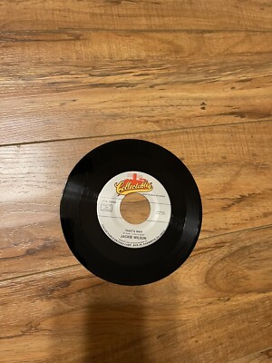 Jackie Wilson That s Why And To Be Loved Vinyl 45RPM Collectibles