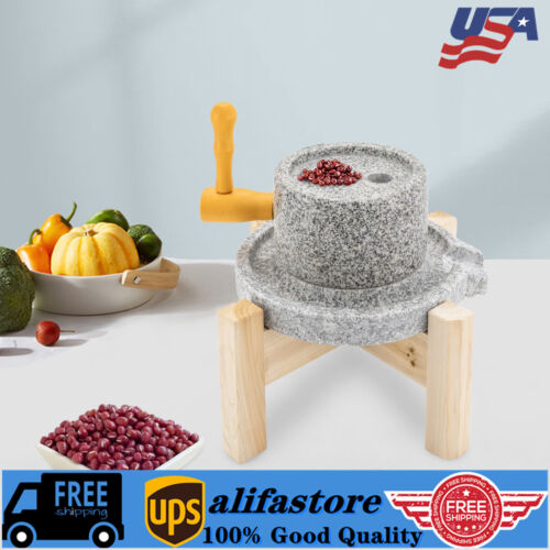 Manual Stone Mill Household For Hand Milled Rice Corn Soy Flour Grinder