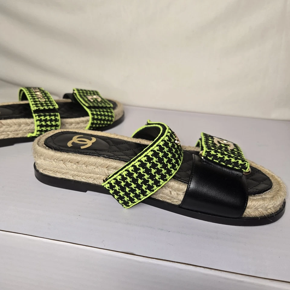 Chanel verde sin cordones para mujer Foto 2 de 4