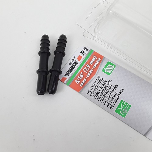 5/16 In. HVAC Heater Hose Connector, Straight To 5/16 In. Barbed Pack of 2 - Picture 2 of 3
