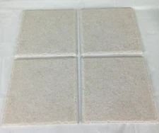 Texture Tan Mexican Causal Floor Tile 4 Set New Made Mexico