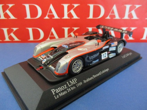 Die cast 1/43 Modellino Auto Panoz LMP 24H Le Mans 1999 Minichamps - Action - Foto 1 di 4