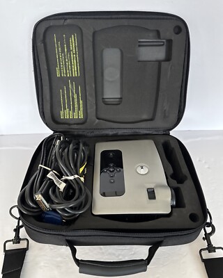 Dell Projector Portable 3400MP DLP And Carrying Case Power Cable AV Cable Works