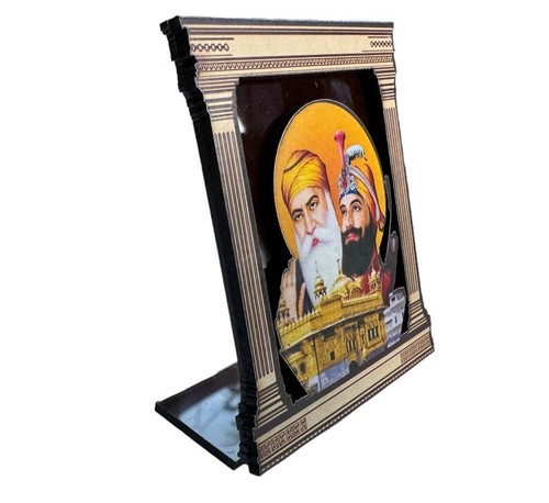 Sikh Wood Ten Guru Nanak Gobind Singh Baba Deep Singh Souvenir Car Dasboard OF24 - Imagen 19 de 34
