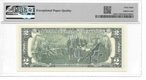 2013* $2 Atlanta Star FRN (F* Block) PMG 68 EPQ Superb Gem Uncirculated - Picture 22 of 24