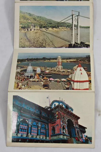 Spiritual Journeys in Print- 4 Pcs Set Old Litho Pint Postcards of Holy Places - Picture 1 of 24
