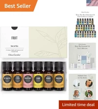 Fruit Essential Oil 6 Set, Best 100% Pure Aromatherapy Fruity Citrus Kit for ...