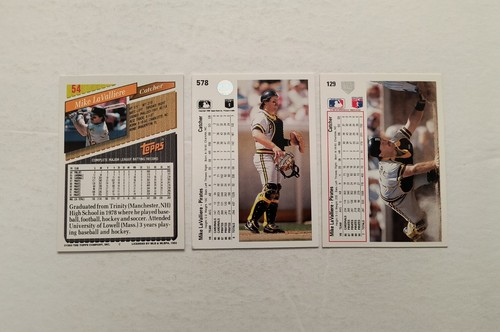 Cardinals Pirates Lotto Rookie Card Rc 1987 Topps Mike LaValliere 162 1988 Topps - Foto 9 di 12