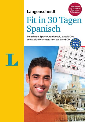 NEW! LANGENSCHEIDT FIT IN 30 TAGEN SPANISCH [2 CDS,1 MP3]