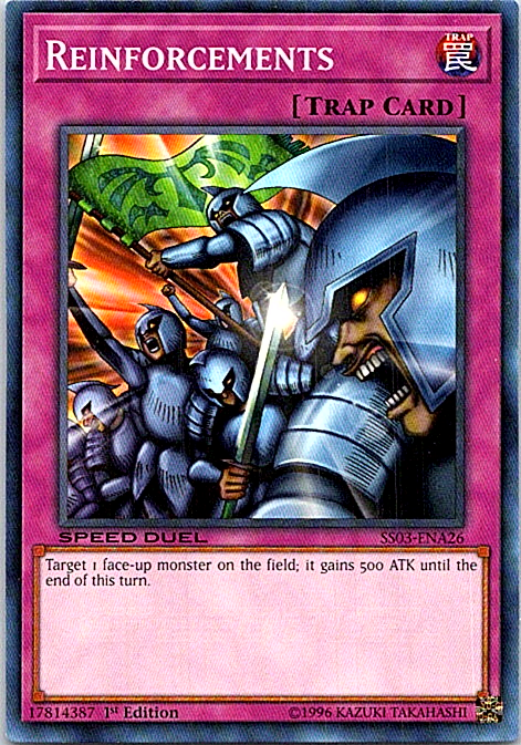 ●REINFORCMENTS RARE！ Reinforcements SS03-ENA26 Yu-Gi-Oh! Card Near Mint 1st