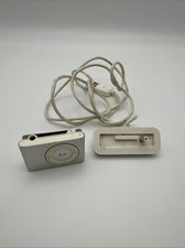 Silver 2nd Generation 1GB iPod Shuffle /w Dock A1204- Untested