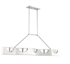 Park Harbor PHPL6205POSS Mattox 5 Light 53-1/8" Wide LED Linear Chandelier